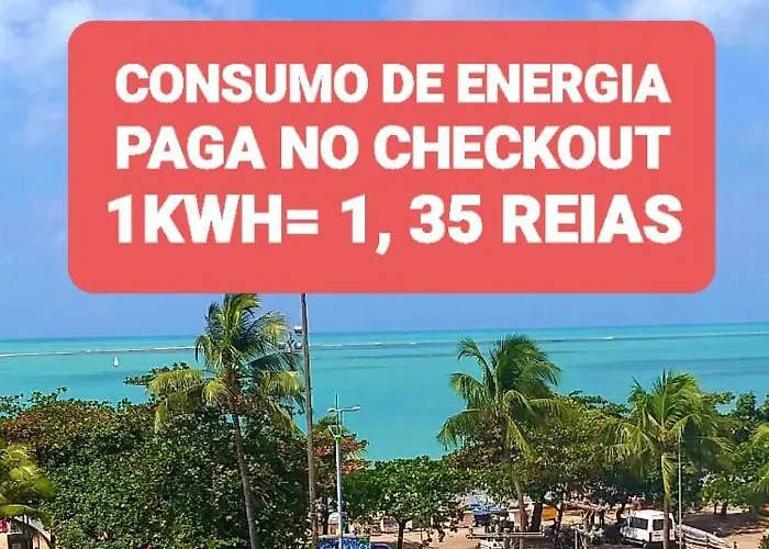 Na Beira Mar De Pajucara - Edificio Neo 2 - Apartamento Com 02 Quartos - Tem Varanda- Vista Lateral Do Mar - Avenida Doutor Antonio Gouveia 1081- Consumo Eletrico E Pago No Ckeck-Out 1Kwh E 1,35 Reias Maceió